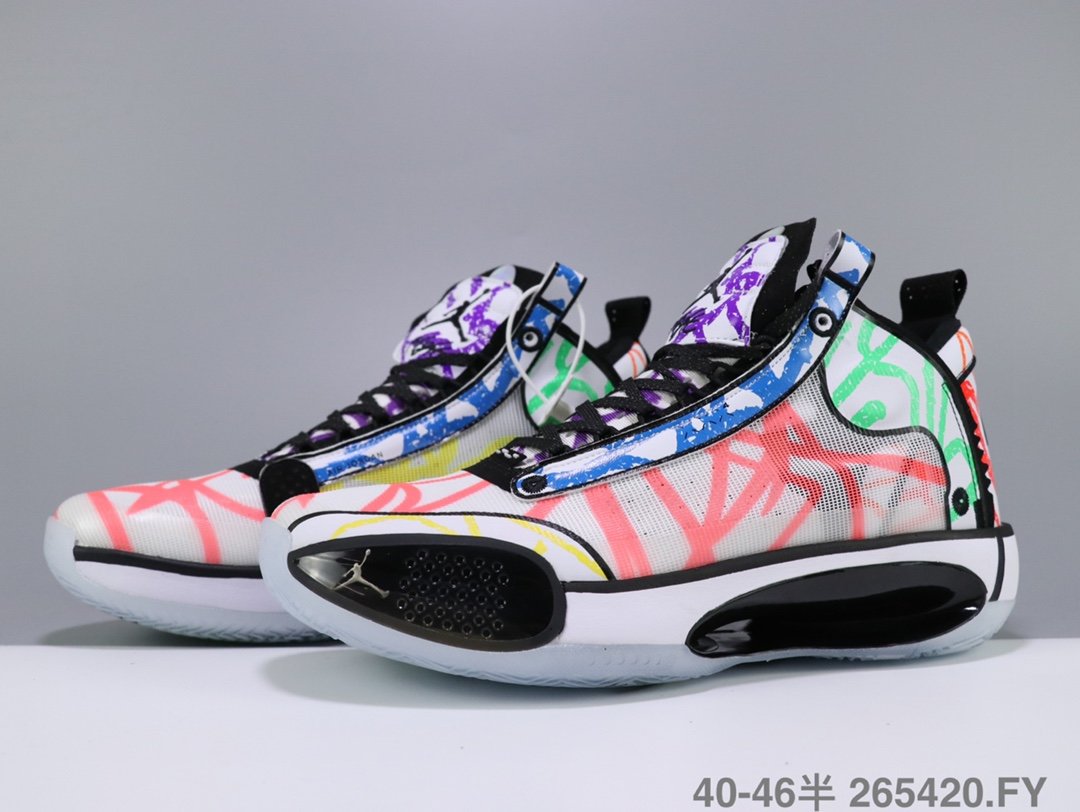 Air Jordan XXXIV Eclipse Colorful Shoes